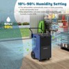 Costway 154 Pints Commercial Dehumidifier with Pump Drain Hoses for Basements Job Sites Blue/White - 4 of 4
