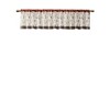 Embroidered Window Valance Blue 50x18" - 2 of 4