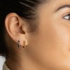 Adornia 14k Gold Plated And Silver Plated Set Of Huggie Hoop Earrings - 2 of 4