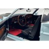 1969 Ford Mustang Mach 1 428 Cobra Jet Aztec Aqua Blue with Black Hood Limited Edition 1/18 Diecast Model Car by ACME - 3 of 4