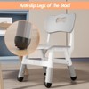 Adjustable Kids Chair with 3 Height Levels – Durable Plastic Toddler Seat for Boys and Girls Ages 2-6, Ideal for Home, Classroom and Nursery - 4 of 4
