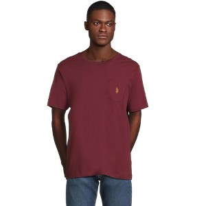 U.S. Polo Assn. Men's Crew Neck Pocket T-Shirt - 1 of 2