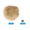 Unique Bargains Fluffy Soft Elastic Faux Fur Pom Poms for Hats DIY Scarves 6 Pcs - 3 of 4