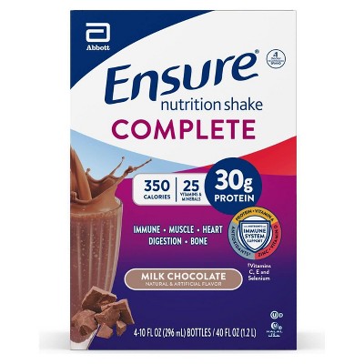 Ensure Complete Nutrition Drink - Milk Chocolate - 4pk/10oz