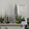 Northlight LED Lighted Wire and Bead Christmas Tree - 15.25" - Silver - Warm White Lights - 2 of 3