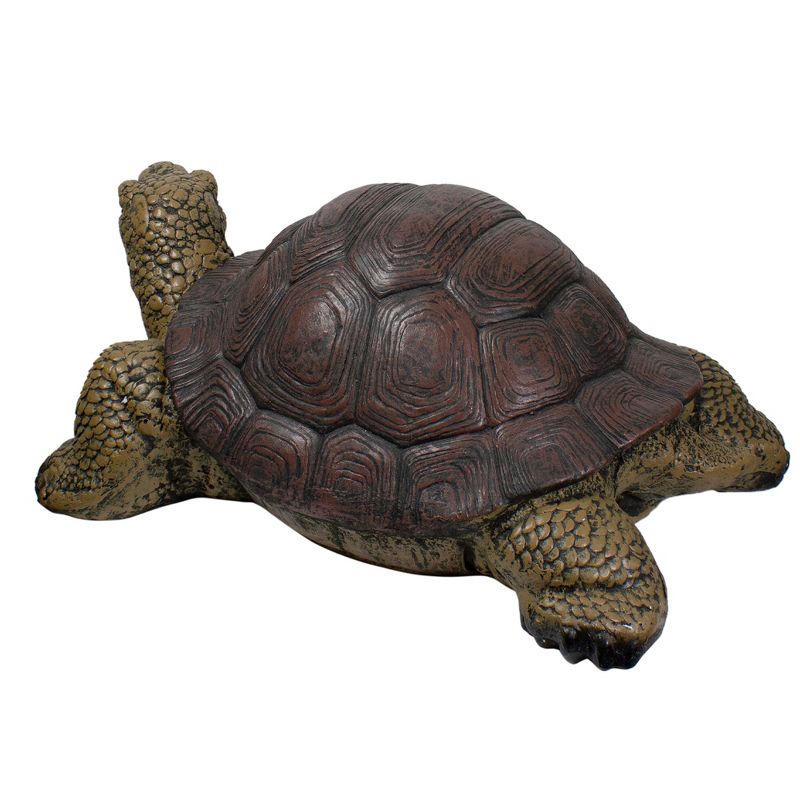 Northlight Turtle Outdoor Garden Statue - 22.75" - Brown and Green, 4 of 6