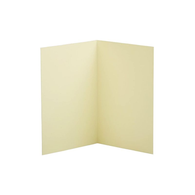 JAM Paper Smooth Notecards Ivory 500/Box (309877B), 4 of 6
