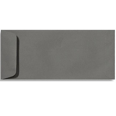 LUX 4 1/8" x 9 1/2" #10 70lbs. Open End Envelopes Smoke Gray 50/Pack EX7716-22-50