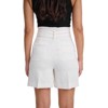 Lafidi Women’s Libbi Hi-Rise Paperbag Shorts with Self Sash Belt and Side & Welt Pockets for a Flowy Yet Tailored Look - 4 of 4