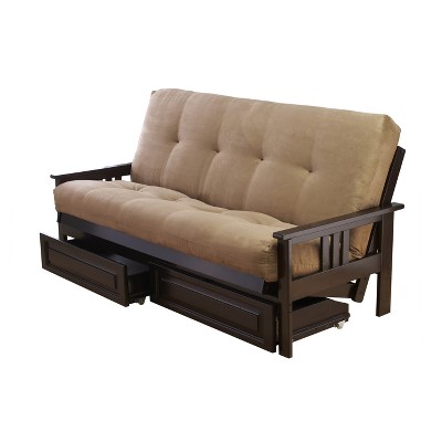 Full futon with deals storage