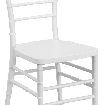 White Resin Stackable Chiavari Chairs for Banquet and Event