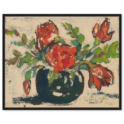 Art Remedy Floral of Gentle Elegance Elegant realistic Floral Wall Art Framed