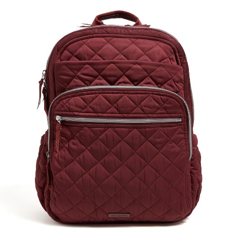 Vera Bradley Women's Performance Twill Xl Campus Backpack Raisin : Target