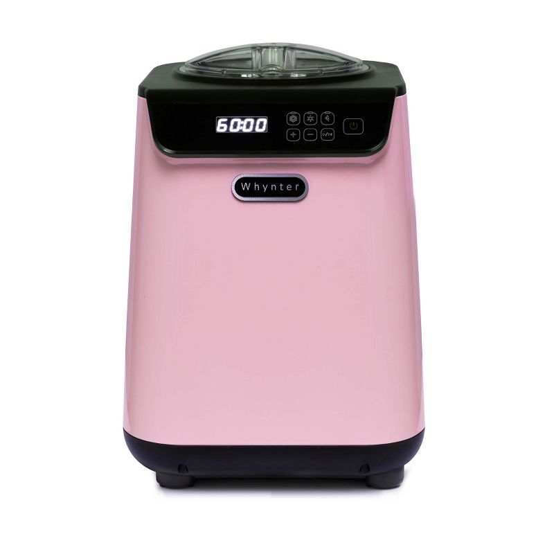 Whynter 1.28 Quart Compact Upright Automatic Ice Cream Maker with Stainless Steel Bowl Limited Black Pink Edition, 3 of 4