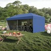 10'x 20' Pop up Canopy Tent with 210 D Oxford Fabric, Portable Instant Canopy with 4Pcs Sidewalls - 4 of 4