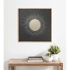 Kate & Laurel All Things Decor 22"x22" Sylvie Full Moon Sun Mystic Boho Night Sky Astrology Framed Metallic Canvas Wall Art - 2 of 4