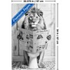 Trends International Reinders: Toilet Humor - Lion Toilet Unframed Wall Poster Print White Mounts Bundle 22.375" x 34" - 3 of 4