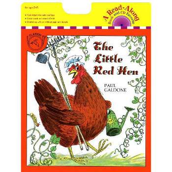 The Little Red Hen Book & CD - (Paul Galdone Nursery Classic) by  Paul Galdone (Mixed Media Product)