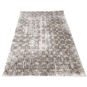 Home Mart Goods Vintage Cream Beige Contemporary Glam Silky Area Rug - 5' x 7' Feet - 1 of 4