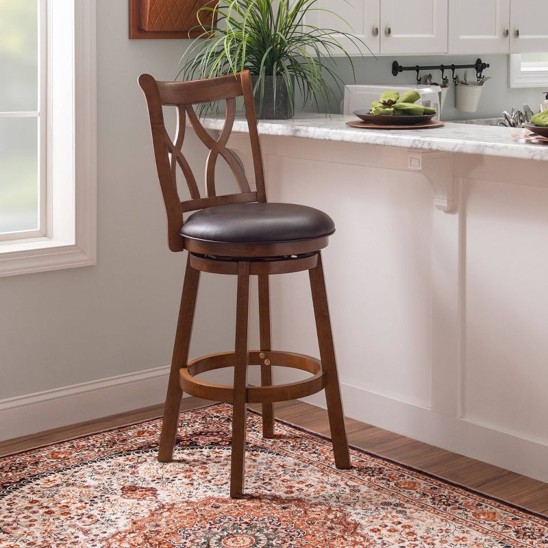 Madison Counter Height Barstool Rustic Oak - Powell Company, 3 of 14