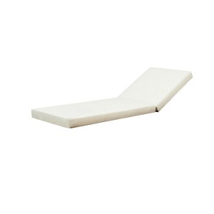 Christopher Knight Home Ansonia Outdoor Water-Resistant Fabric Chaise Lounge Cushion with Ties - 1 of 4