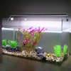 Unique Bargains Plastic Fish Tank Aquarium Decorations Artificial Water Plants Pink 11.81" 5 Pcs - image 2 of 4