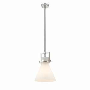 Newton Cone - 1 Light Stem Hung Pendant In Industrial Style-13.63 Inches Tall and 10 Inches Wide - 1 of 2