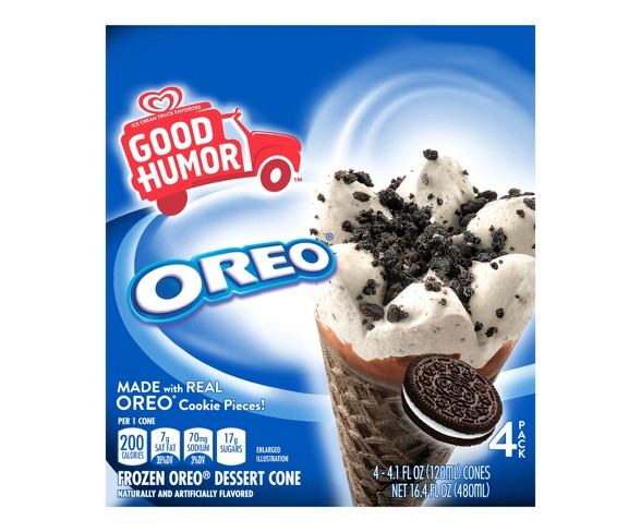 Good Humor Oreo Frozen Dessert Cones - 4ct