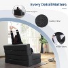 Homdox Folding Sofa Bed Chair w/ Pillow, Convertible Chair Sleeper, Foam Floor Mattress for Living Room/Dorm/Guest/Office Twin - 2 of 4