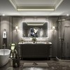 Apmir Super Bright Front & Back LED Lighted Anti-Fog Tempered Glass Bathroom/Vanity Mirror with ETL & 3-Year Warranty - 2 of 4