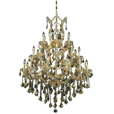 Elegant Lighting Maria Theresa 28 - Light Chandelier in  Gold