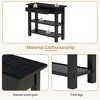 Retro Console Table, with Drawer and Shelves, Versatile Storage Solutions, for Entryway, Living Room and Hallways, Available in Multiple Colors - 4 of 4
