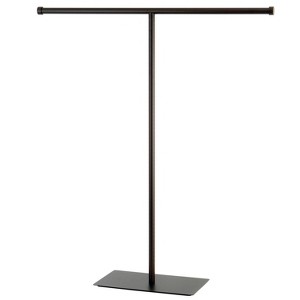 Claremont T-Shape Towel Rack Oil Rubbed Bronze - Kingston Brass - 1 of 1