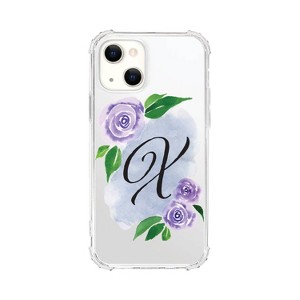 OTM Essentials Apple iPhone 15 Plus/iPhone 14 Plus Monogram Clear Tough Edge Floral Script Case - 1 of 4