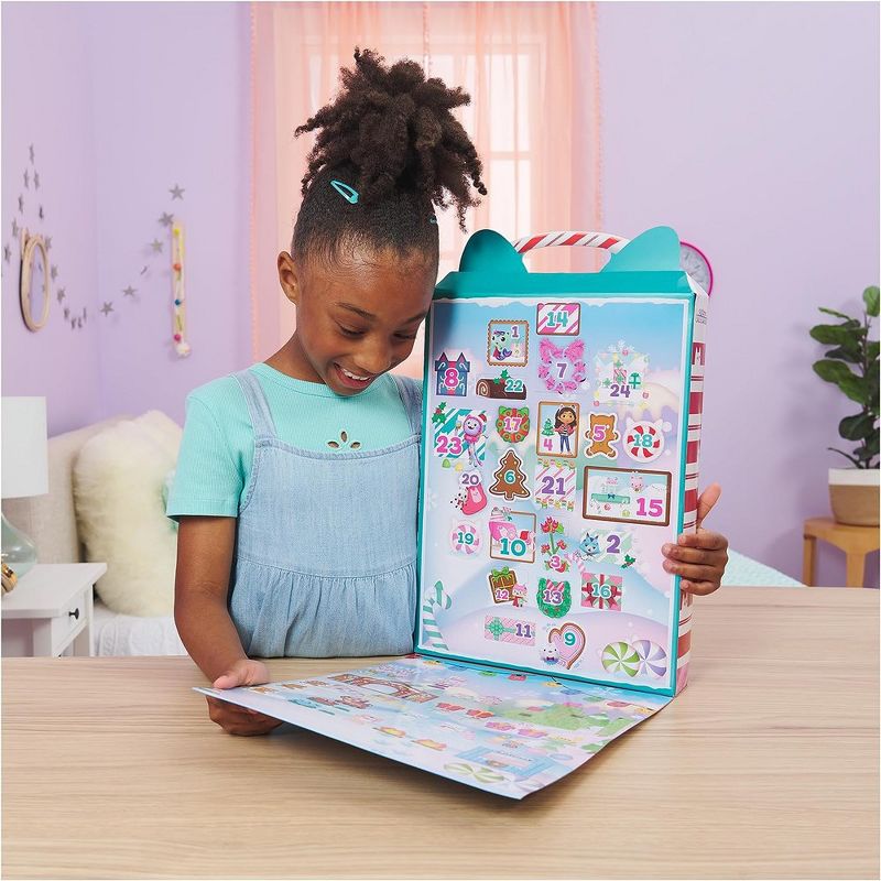 Gabby's Dollhouse, Advent Calendar 2023, 24 Surprise Toys with Figures, Stickers & Dollhouse Accessories, Kids Toys for Girls & Boys Ages 3+, 2 of 7