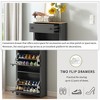 TIRAMISUBEST Functional Entryway Organizer with 2 Flip Drawers, Shoe Cabinet with Drawer, Free Standing Shoe Rack with Adjustable Panel - 4 of 4