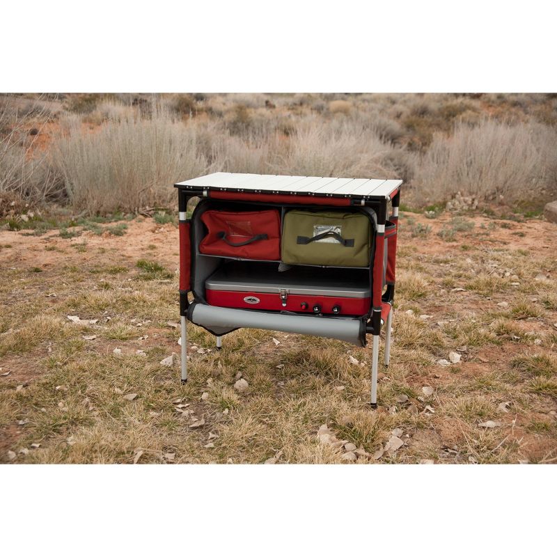 Camp Chef Mountain Series Table and Organizer - Red, 3 of 8