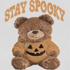 Social Collective Women Stay Spooky Bear Short Sleeve Graphic Cotton Cropped Loose T-shirt - 2 of 4
