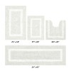 Hotel Bath Rug 100% Premium Cotton Tufted Weave Two Tone Reversible 4 Piece Bathroom Rug Set, Super Soft & Water Absorbent, Machine Washable Bathmat - 2 of 4