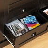 LOVMOR 6-Drawer Dresser Chest Cabinet Storage Organizer in Black - 4 of 4