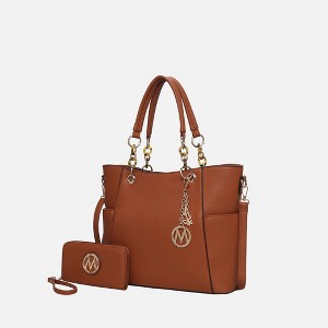 MKF Collection Bonita Vegan Leather Tote Bag with matching Wallet by Mia K - 1 of 4