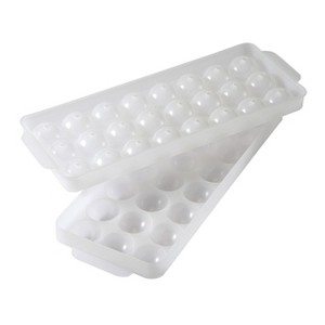 Hutzler 24 Ice Ball Tray, 1-inch Round Ice Sphere Mold with Lid - 1 of 4