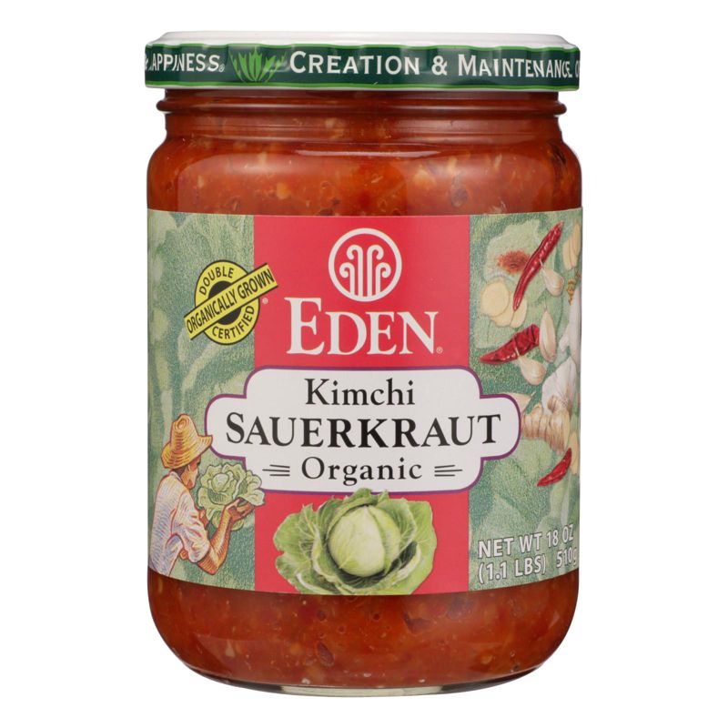 Eden Foods Organic Kimchi Sauerkraut - Case of 12/18 oz, 2 of 8
