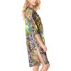 LA LEELA Women's Beachwear Swimsuit Coverups for Women Summer Swim Beach Dress Cover Ups for Swimwear Women Bathing Suit Oversizeds 14 Multi,Abstract - 2 of 4