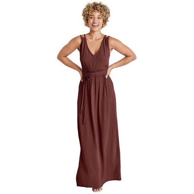 VENUS Womens Braided Detail Maxi Dress
