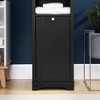 63" Tall Bathroom Storage Cabinet with Removable Laundry Basket, Adjustable Shelves Storage Unit for Home, Kitchen, Laundry Room, Bathroom Organizer - 4 of 4