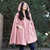 Catalonia Women's Fuzzy Fleece Cardigan, Open Front No Sleeve Shrug, Cozy Hoodie Blanket Shawls Wearable, Valentine’s Day Gift Woman - 2 of 4