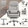 TiramisuBest Light Gray Polyester Heated Reclining Chair with Lumbar Support, Adjustable Height & 6 - Point Massage - 2 of 4
