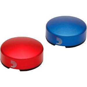 D'Addario XPND Footswitch Topper, Blue/Red 2-Pack - 1 of 4