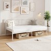Tangkula Twin Size Metal Daybed Modern Platform Bed w/ Heavy-duty Metal Slat Support - 2 of 4